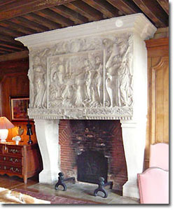 Suite Salomon fireplace