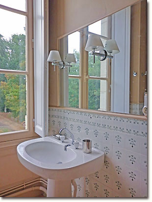 Large bathroom with views
