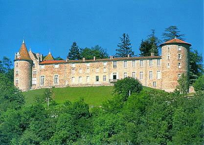 Château de Vollore - West Façade
