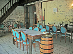 Tasting room at Château Meyre.  Copyright 2012 Cold Spring Press.  All rights reserved.