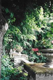 Lush and peaceful gardens at Chteau du Bas du Gast