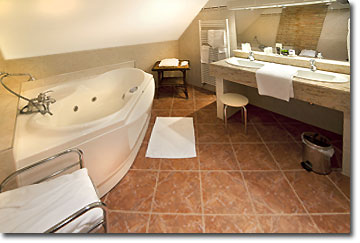 Bathroom with jetted tub