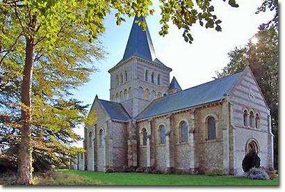Eglise de Sommesnil on the estate